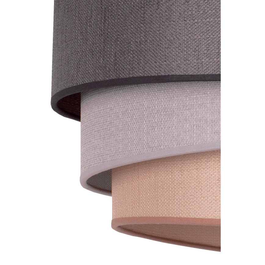 Duolla - Luster na sajli TRIO 1xE27/40W/230V pr. 45 cm antracit/sivo/braon