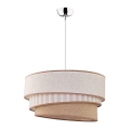 Duolla - Luster na sajli TRIO 1xE27/40W/230V pr. 45 cm bež/braon