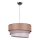 Duolla - Luster na sajli TRIO 1xE27/40W/230V pr. 45 cm braon/sivo/srebrno