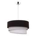 Duolla - Luster na sajli TRIO 1xE27/40W/230V pr. 45 cm crno/sivo/bela