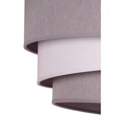 Duolla - Luster na sajli TRIO 1xE27/40W/230V pr. 45 cm sivo/bela