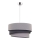 Duolla - Luster na sajli TRIO 1xE27/40W/230V pr. 45 cm sivo/crno