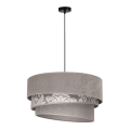Duolla - Luster na sajli TRIO 1xE27/40W/230V pr. 45 cm sivo