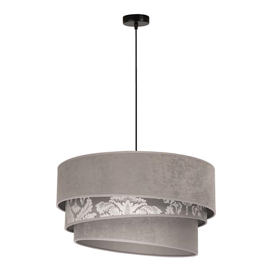 Duolla - Luster na sajli TRIO 1xE27/40W/230V pr. 45 cm sivo