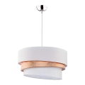 Duolla - Luster na sajli TRIO 1xE27/40W/230V, prečnik 45 cm, zlatna/bela