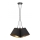 Duolla - Luster na sajli TWIGGY 3xE27/40W/230V pr. 45 cm crno