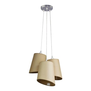 Duolla - Luster na sajli VERONA 3xE27/40W/230V pr. 40 cm