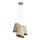 Duolla - Luster na sajli VERONA 3xE27/40W/230V pr. 40 cm