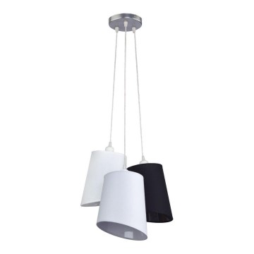 Duolla - Luster na sajli VERONA 3xE27/40W/230V pr. 40 cm