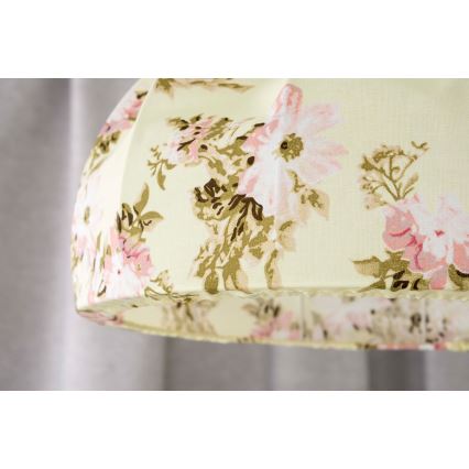 Duolla - Luster na sajli VIOLIN 1xE27/40W/230V prečnika 38 cm roze