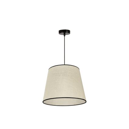 Duolla - Luster na sajli YUTE 1xE27/15W/230V pr. 38 cm sivo/crno
