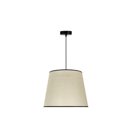 Duolla - Luster na sajli YUTE 1xE27/15W/230V pr. 38 cm sivo/crno