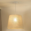 Duolla - Luster na sajli YUTE 1xE27/15W/230V pr. 38 cm sivo