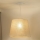 Duolla - Luster na sajli YUTE 1xE27/15W/230V pr. 38 cm sivo