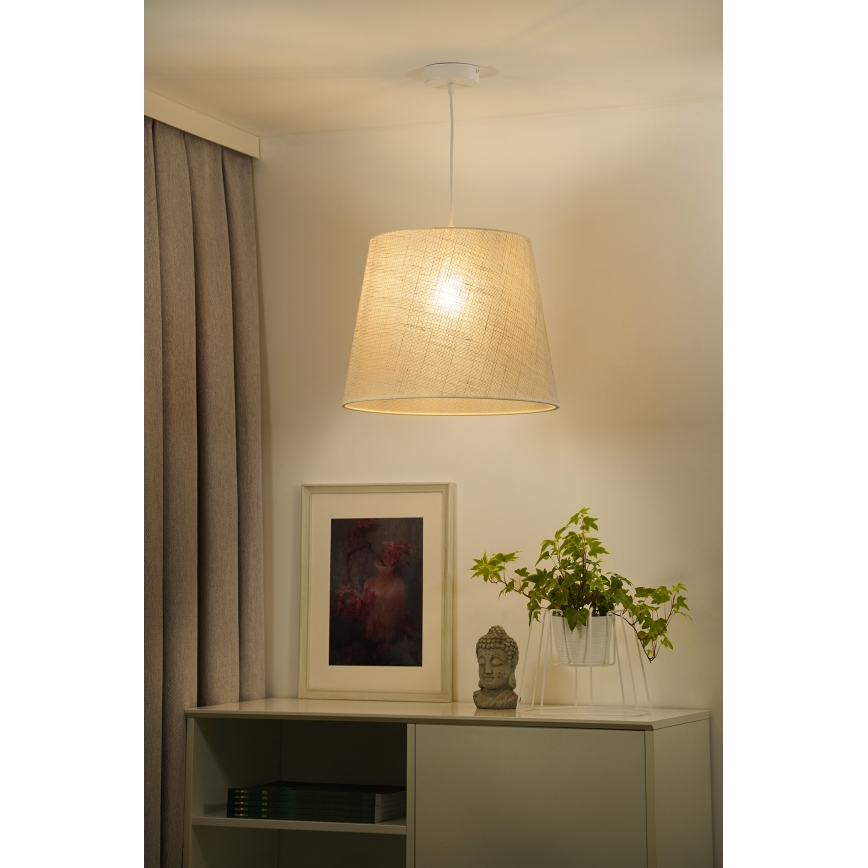 Duolla - Luster na sajli YUTE 1xE27/15W/230V pr. 38 cm sivo