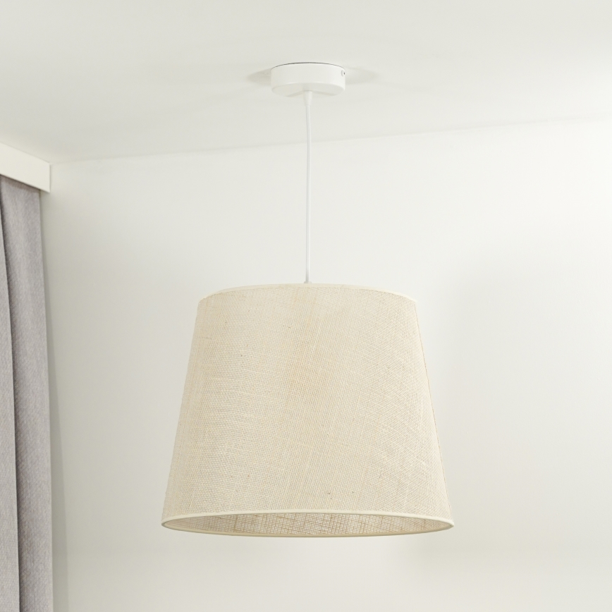 Duolla - Luster na sajli YUTE 1xE27/15W/230V pr. 38 cm sivo