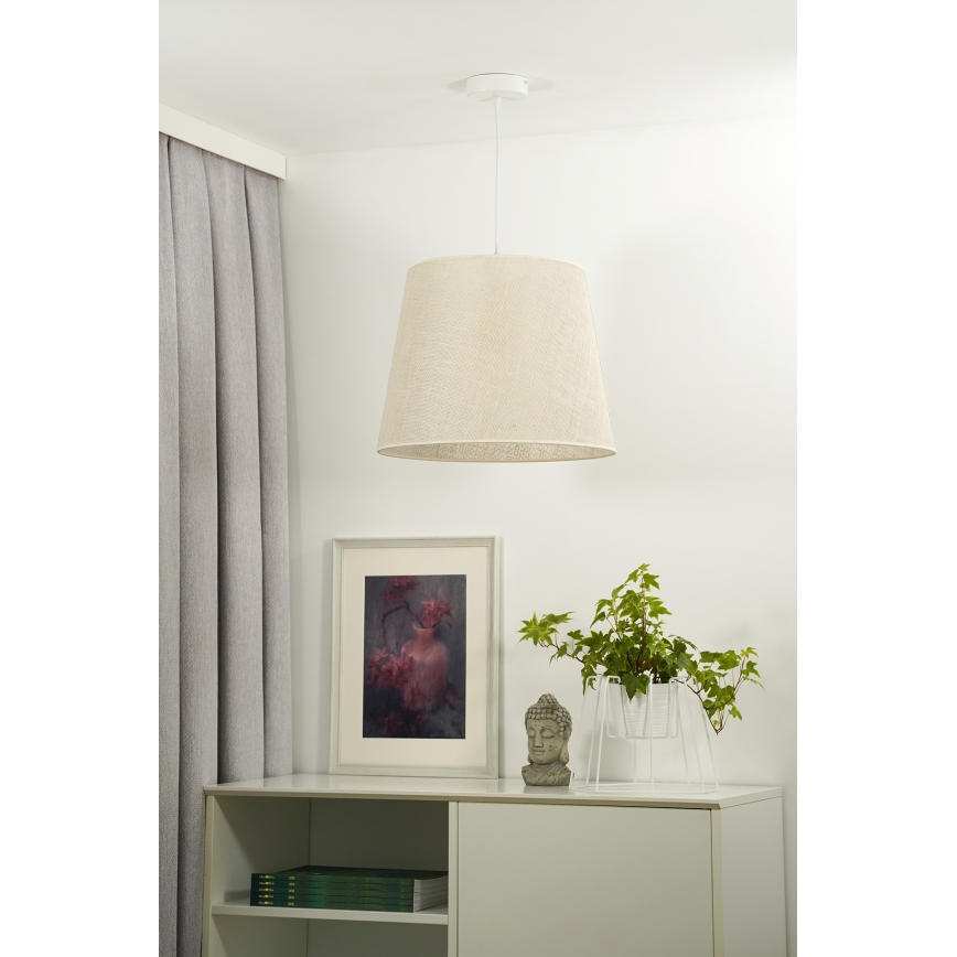 Duolla - Luster na sajli YUTE 1xE27/15W/230V pr. 38 cm sivo