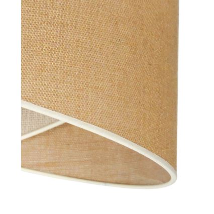 Duolla - Luster na sajli YUTE CELLO 1xE27/15W/230V prečnik 45 cm braon/siva