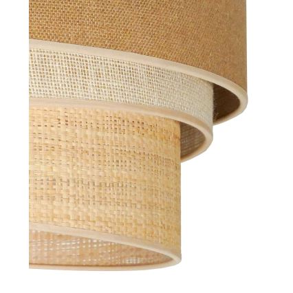 Duolla - Luster na sajli YUTE TRIO 1xE27/15W/230V pr. 45 cm braon/sivo/bež