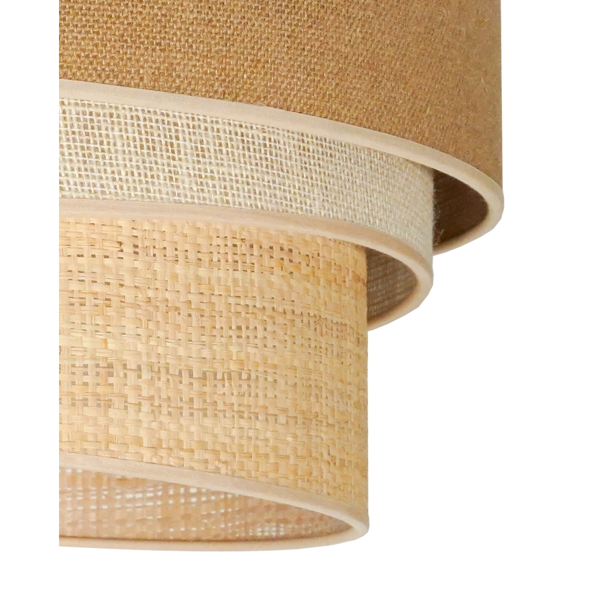 Duolla - Luster na sajli YUTE TRIO 1xE27/15W/230V pr. 45 cm braon/sivo/bež