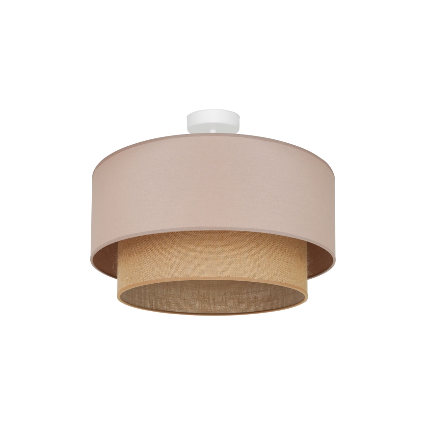 Duolla - Nadgradni luster  BOHO 1xE27/15W/230V pr. 45 cm bež/braon