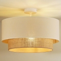 Duolla - Nadgradni luster BOHO 1xE27/15W/230V pr. 45 cm kremasta/braon