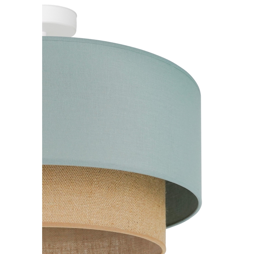 Duolla - Nadgradni luster  BOHO 1xE27/15W/230V pr. 45 cm zelena/braon