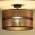 Duolla - Nadgradni luster COPPER SHINY 1xE27/15W/230V pr. 40 cm bakrena/crno
