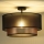 Duolla - Nadgradni luster COPPER SHINY 1xE27/15W/230V pr. 45 cm braon/bakrena