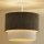 Duolla - Nadgradni luster CORDUROY 1xE27/15W/230V pr. 40 cm braon/kremasta