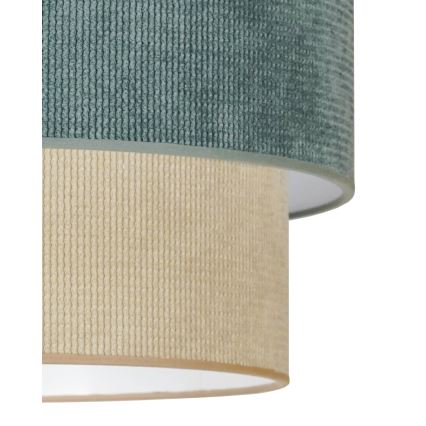Duolla - Nadgradni luster CORDUROY 1xE27/15W/230V pr. 40 cm plava/bež