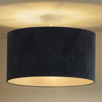 Duolla - Nadgradni luster CORDUROY 1xE27/15W/230V tamno pr. 40 cm plava