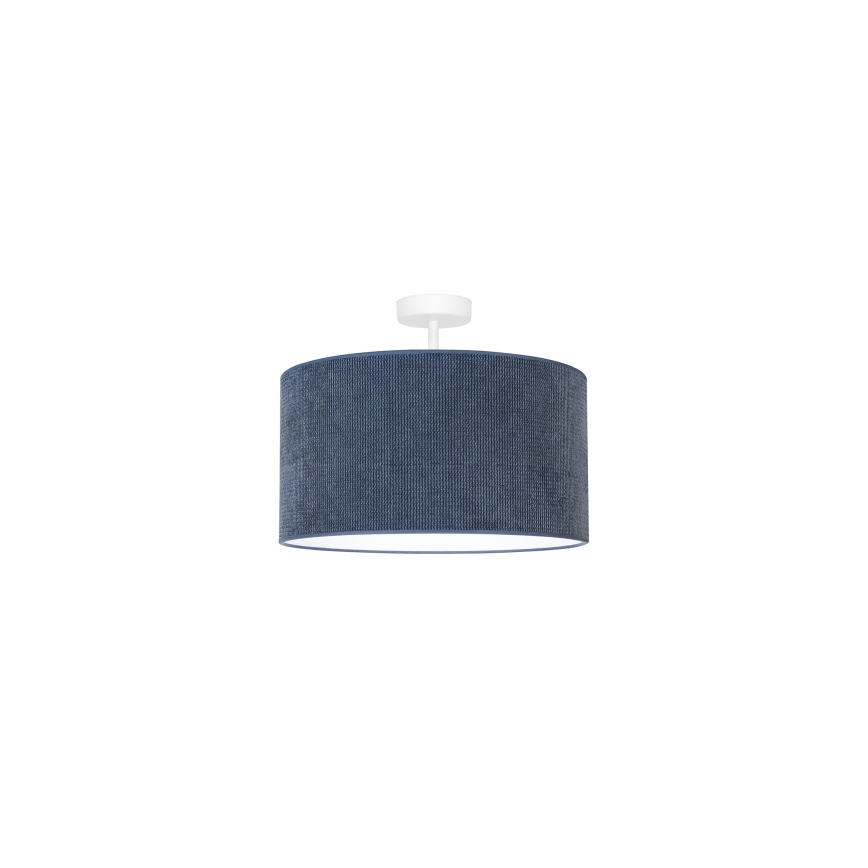 Duolla - Nadgradni luster CORDUROY 1xE27/15W/230V tamno pr. 40 cm plava