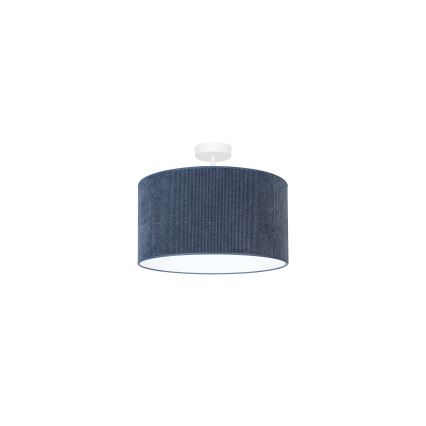 Duolla - Nadgradni luster CORDUROY 1xE27/15W/230V tamno pr. 40 cm plava
