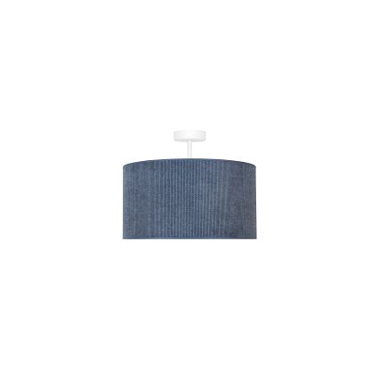 Duolla - Nadgradni luster CORDUROY 1xE27/15W/230V tamno pr. 40 cm plava
