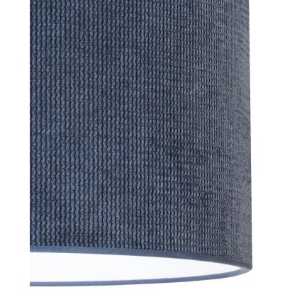 Duolla - Nadgradni luster CORDUROY 1xE27/15W/230V tamno pr. 40 cm plava