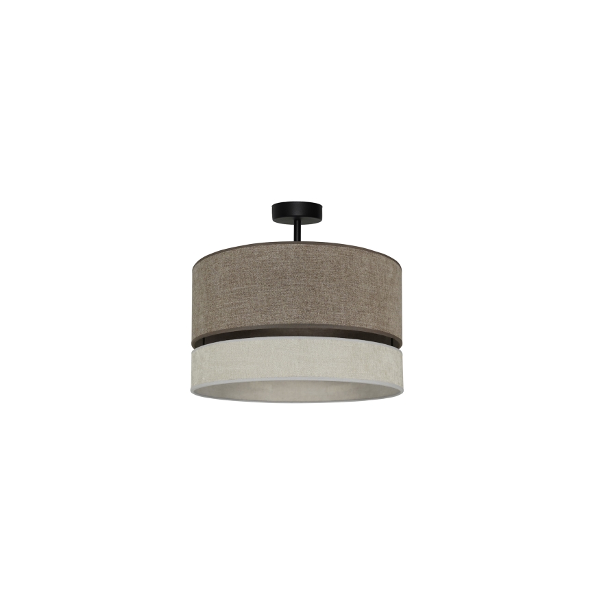 Duolla - Nadgradni luster DOUBLE 1xE27/15W/230V pr. 40 cm braon/sivo