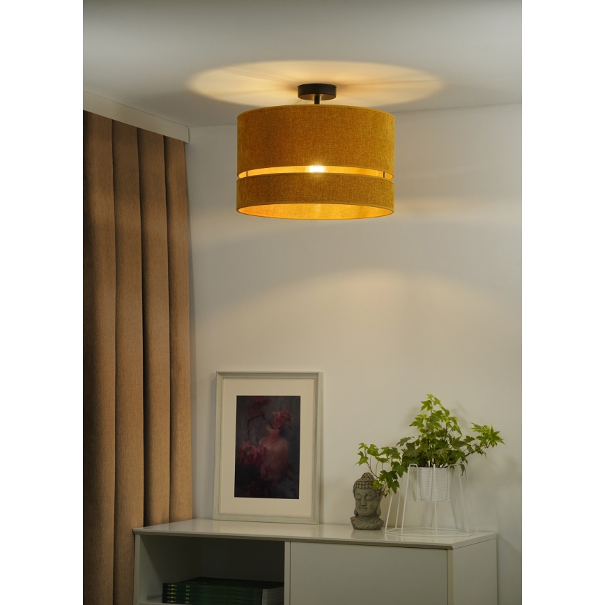 Duolla - Nadgradni luster DOUBLE 1xE27/15W/230V pr. 40 cm narandžasta