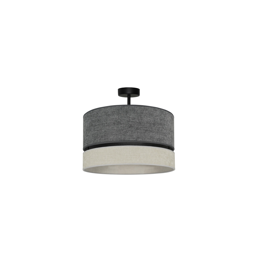 Duolla - Nadgradni luster DOUBLE 1xE27/15W/230V pr. 40 cm sivo