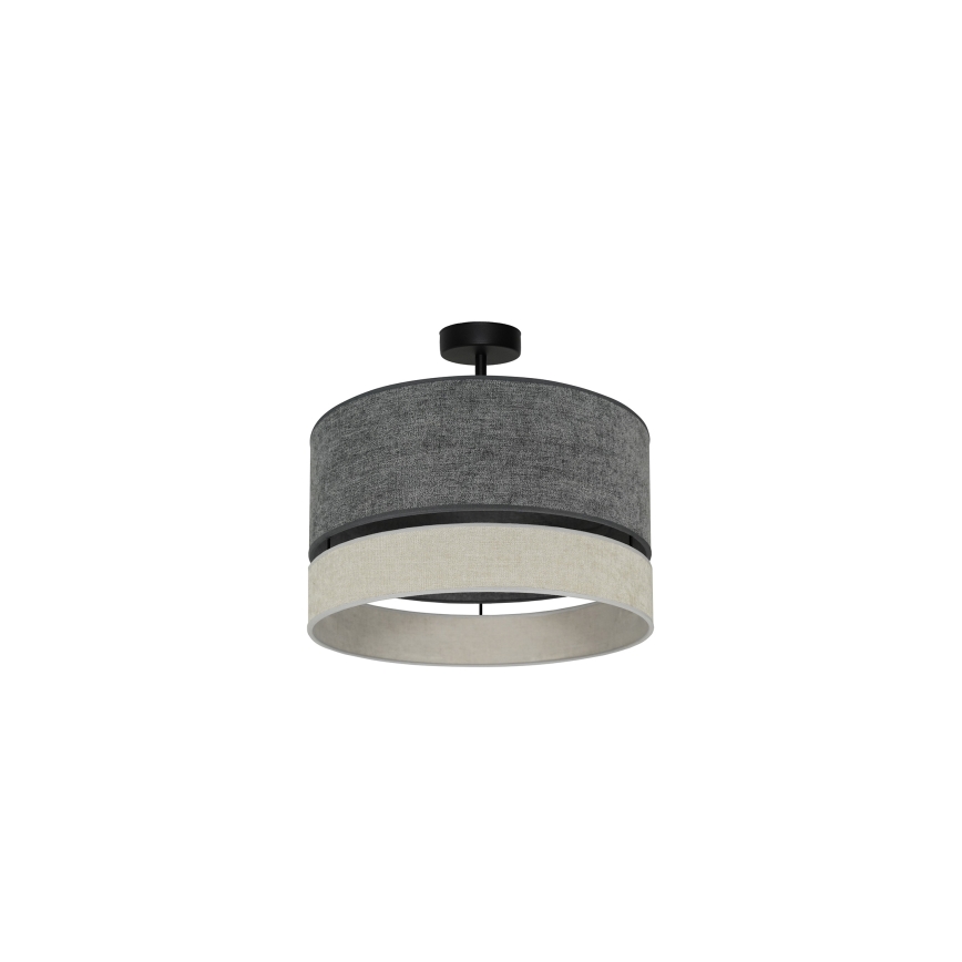 Duolla - Nadgradni luster DOUBLE 1xE27/15W/230V pr. 40 cm sivo