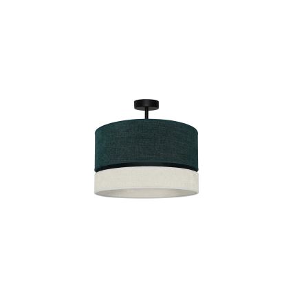 Duolla - Nadgradni luster DOUBLE 1xE27/15W/230V pr. 40 cm zelena/sivo