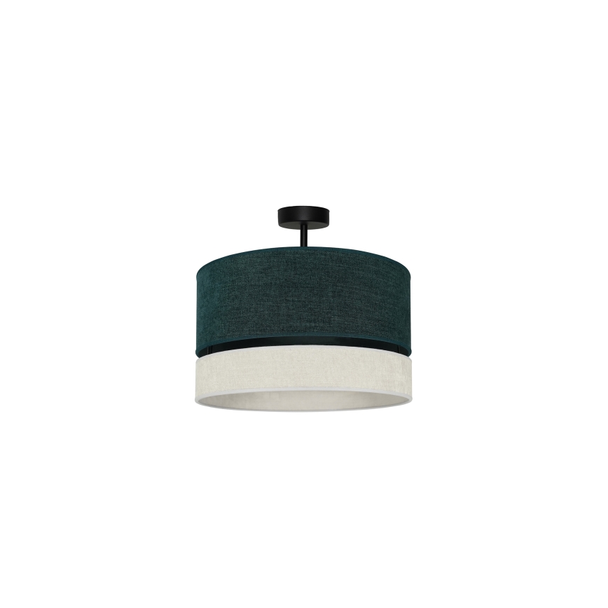 Duolla - Nadgradni luster DOUBLE 1xE27/15W/230V pr. 40 cm zelena/sivo