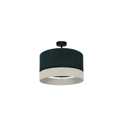 Duolla - Nadgradni luster DOUBLE 1xE27/15W/230V pr. 40 cm zelena/sivo