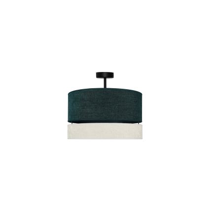 Duolla - Nadgradni luster DOUBLE 1xE27/15W/230V pr. 40 cm zelena/sivo