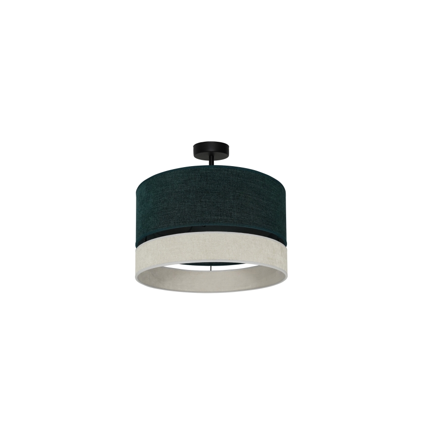 Duolla - Nadgradni luster DOUBLE 1xE27/15W/230V prečnik 40 cm zelena/siva