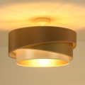 Duolla - Nadgradni luster KOBO 1xE27/15W/230V pr. 45 cm bakrena/zlatna/bela