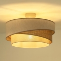 Duolla - Nadgradni luster KOBO 1xE27/15W/230V pr. 45 cm bež/braon/bela