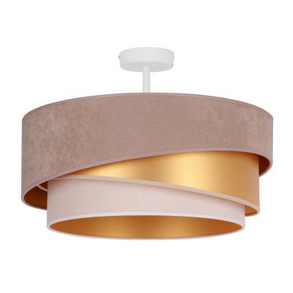 Duolla - Nadgradni luster KOBO 1xE27/15W/230V pr. 45 cm bež/zlatna/kremasta
