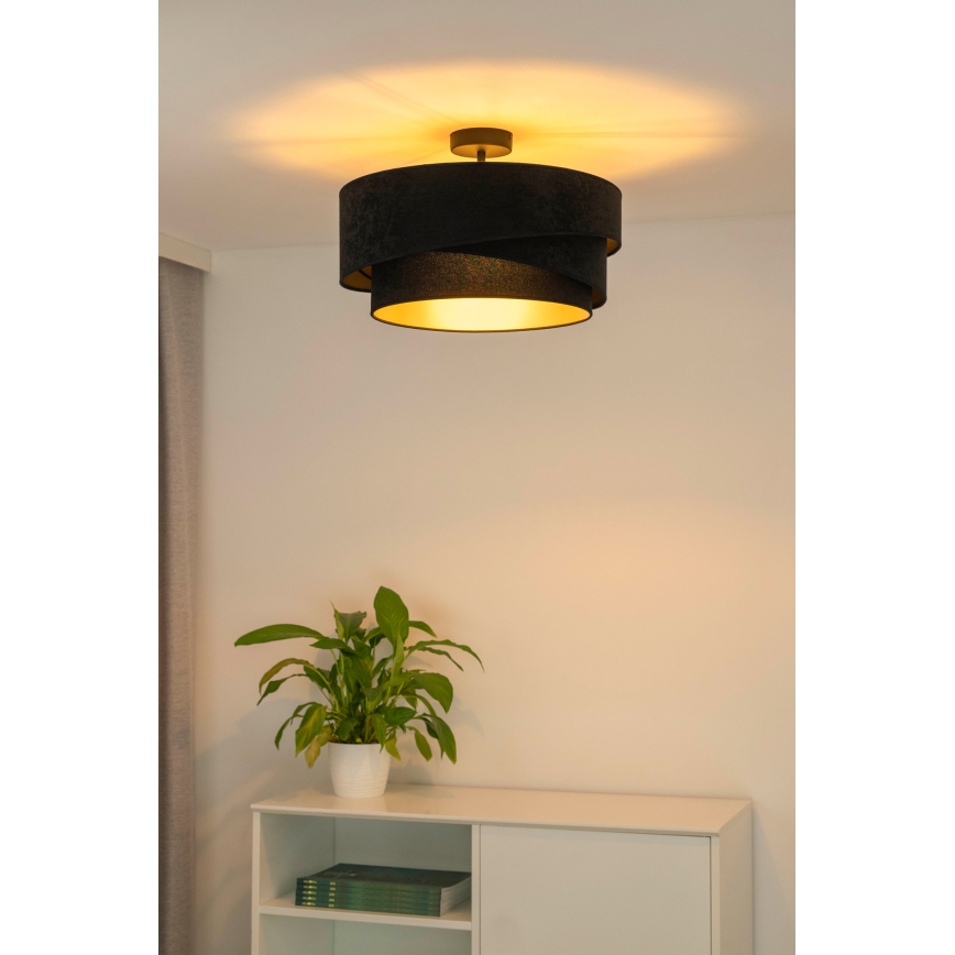Duolla - Nadgradni luster KOBO 1xE27/15W/230V pr. 45 cm crno