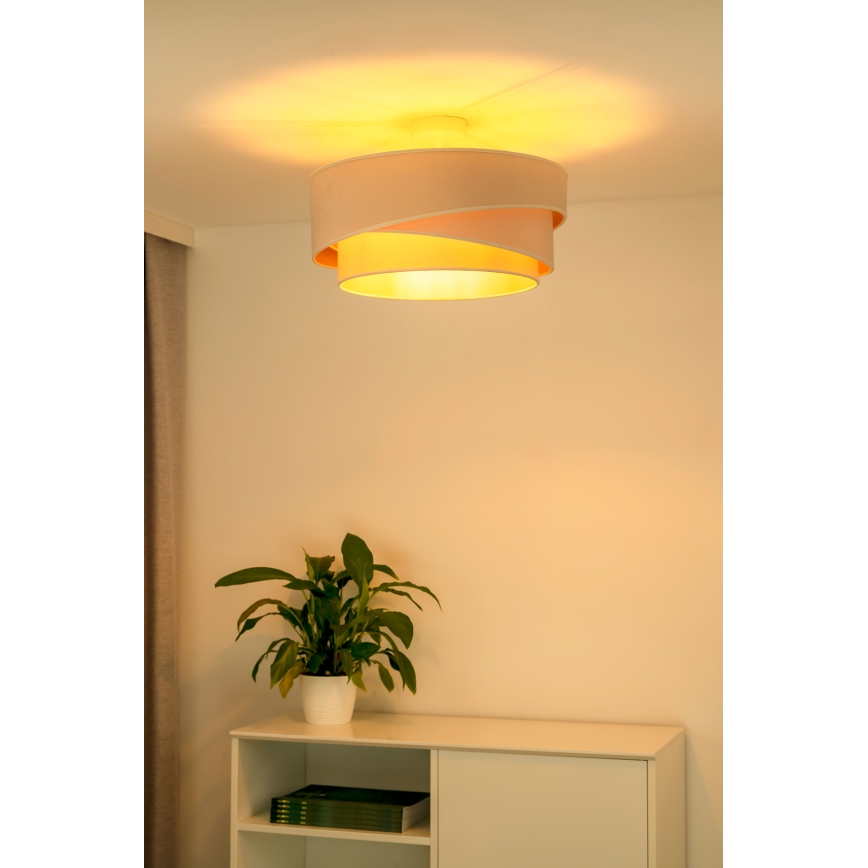 Duolla - Nadgradni luster KOBO 1xE27/15W/230V pr. 45 cm kremasta